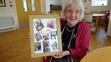 Mossley Resident creates picture full of memories for her room